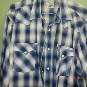 Lucky Brand distinctive western button shirt